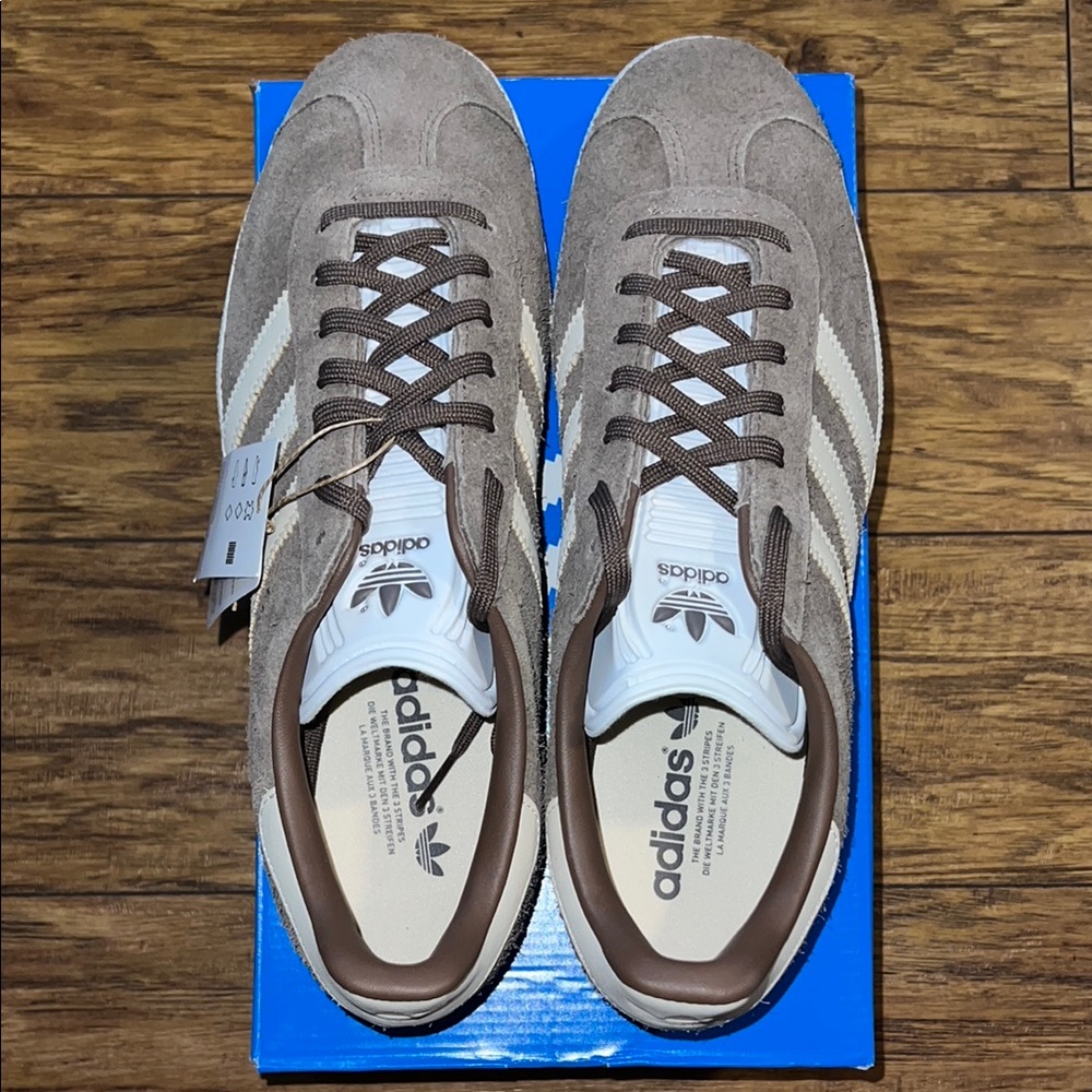 Adidas Gazelle Brown Suede Sneakers